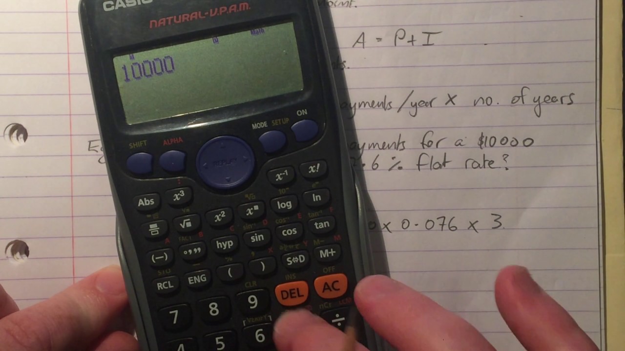 06   Flat Rate Interest And Loans 13.1