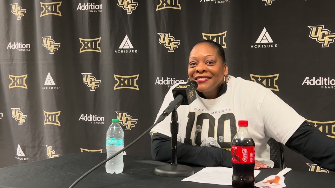 Главный тренер UCF Сития Мессер после матча против Morgan State.