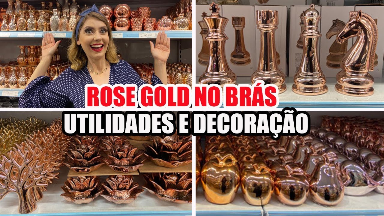 BRÁS - TOUR ROSE GOLD NO BRÁS - UTILIDADES DOMÉSTICAS E DECORAÇÃO