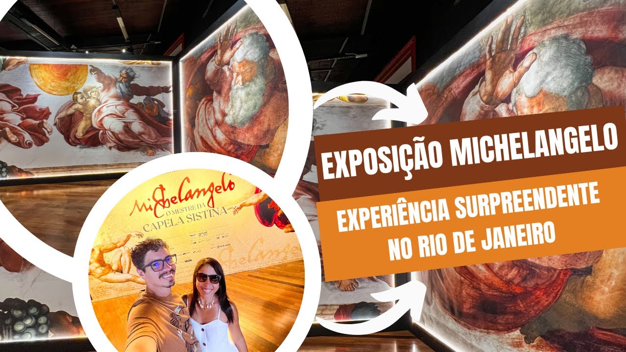 EXPOSIÇÃO MICHELANGELO: Uma Experiência Imersiva SURPREENDENTE no RIO DE JANEIRO