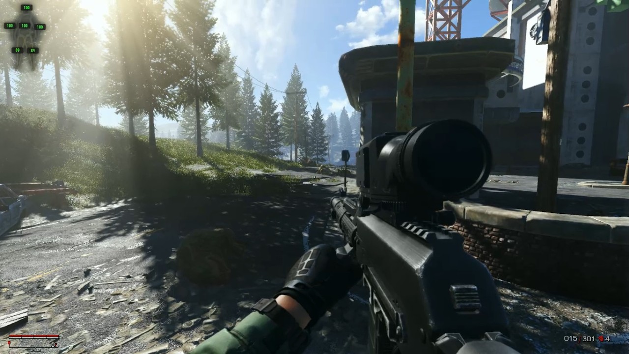 Fallout 4 Tarkov Modded | Hospital Loot Run