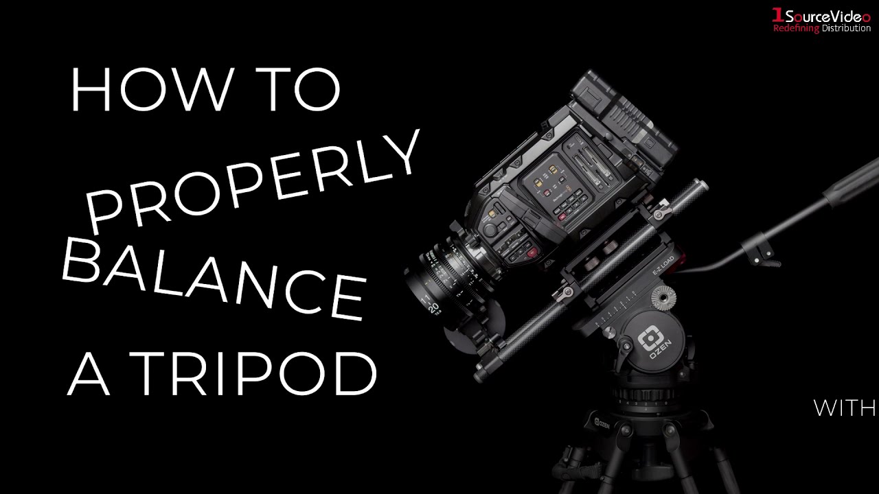 1SourceVideo | How to Properly Balance a Tripod