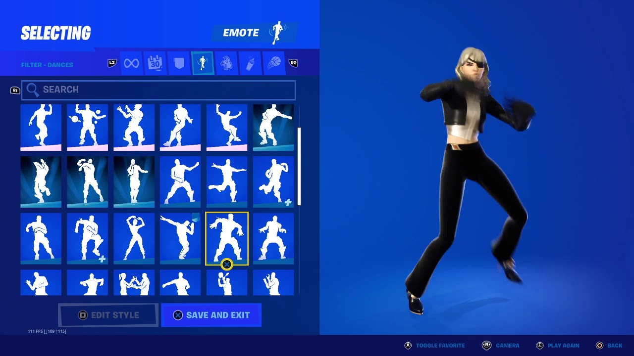 Fortnite Siren Skin With all my Fortnite Dances & Emotes!