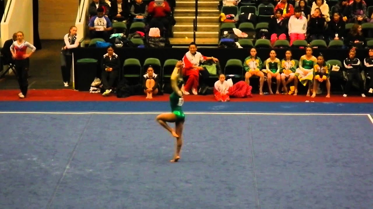 Rebeca Andrade - FX - WOGA CLASSIC 2014