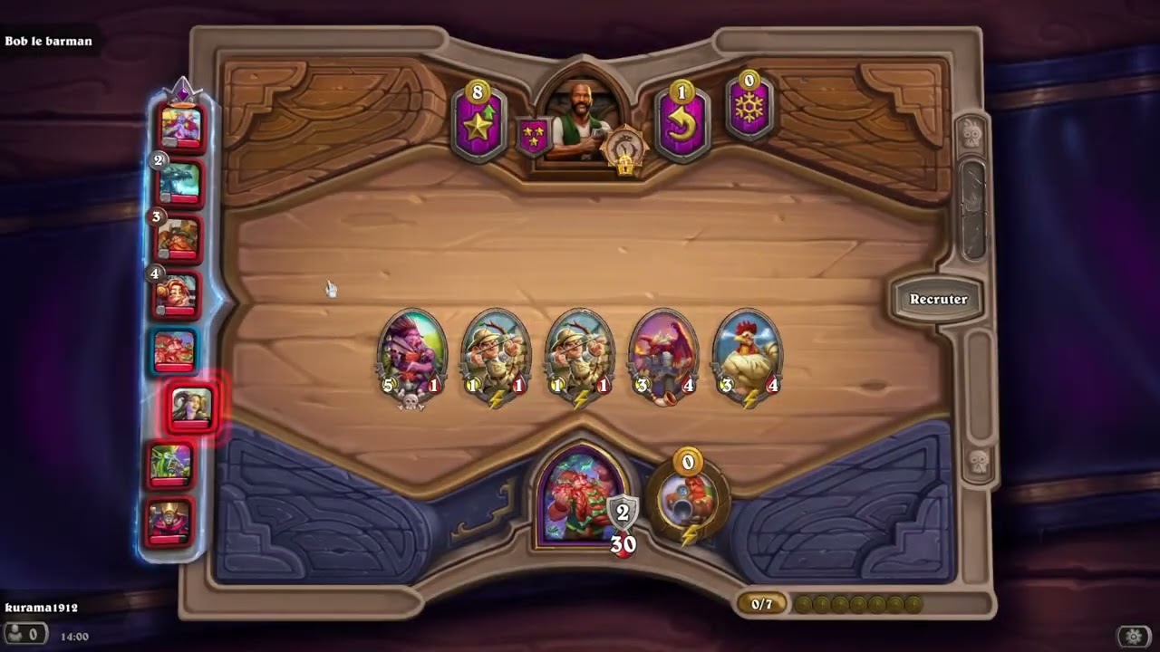 Hearthstone Battleground  On monte de rang !