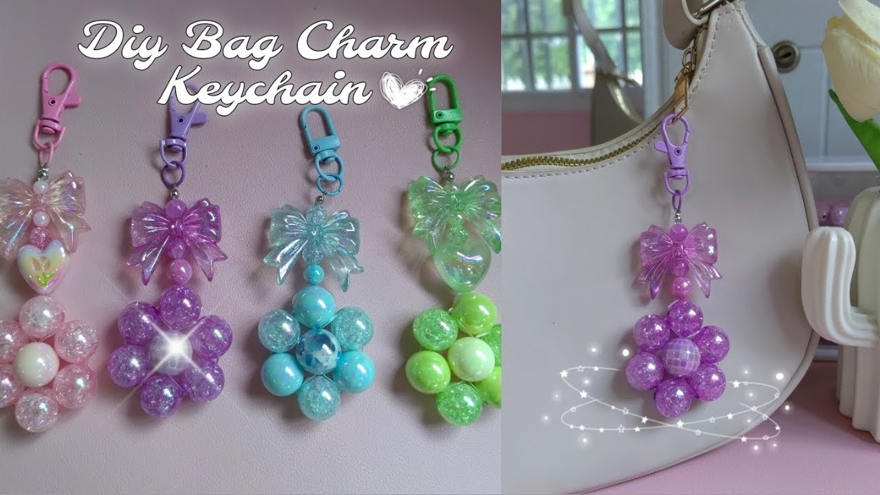 How To Make Cute Keychains ✨ DIY keychains for beginners | Super Easy & Cute Ideas! 💫