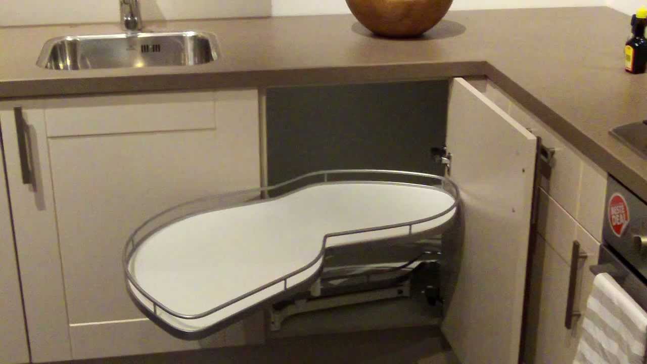 Le Mans systeem voor een keuken hoekkast