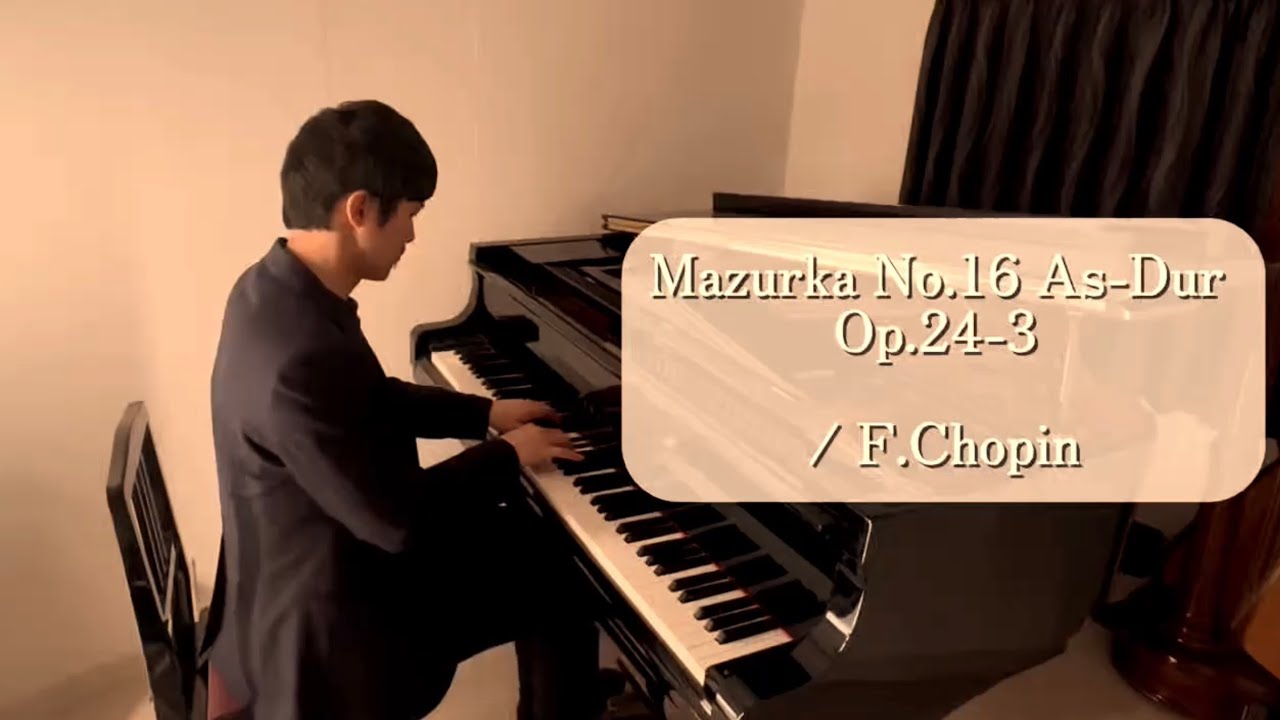 〈Day612〉Mazurka No.14 g-moll Op.24-1  マズルカ第14番 ト短調 / F.Chopin