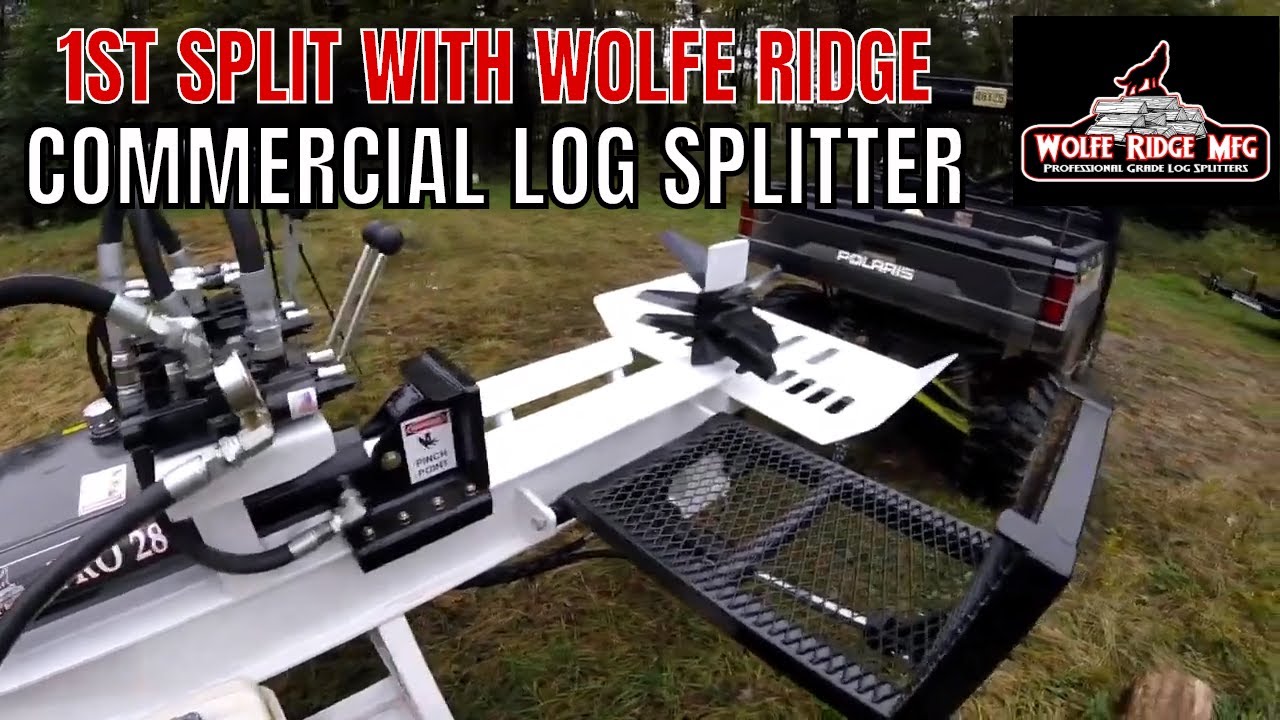 New Wolfe Ridge Commercial Log Splitter  PRO28C