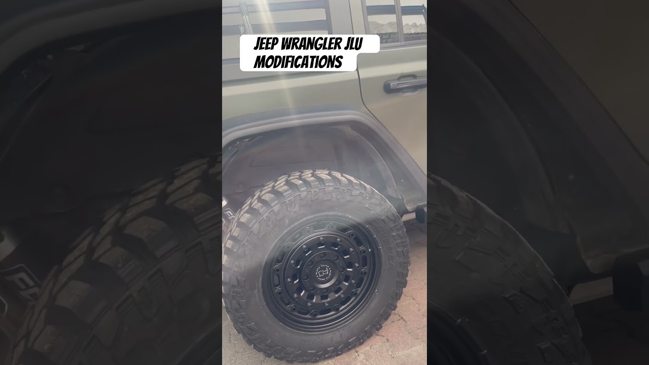Jeep Wrangler JLU Bushwacker Hyperform Falcon Shocks Rhino Wheels Rival4x4 Front bumper Ikamper