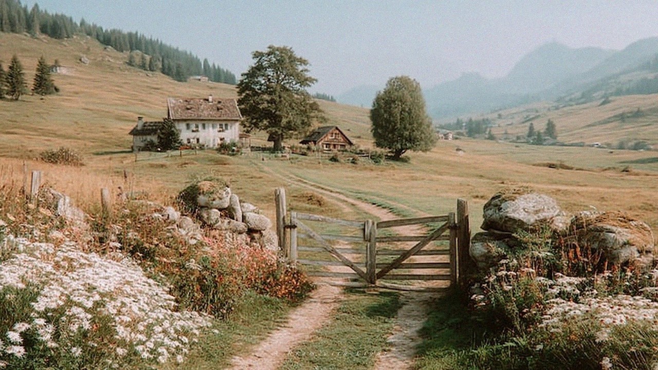 a dreamy cottage playlist for reading while sitting on a bench in the garden
