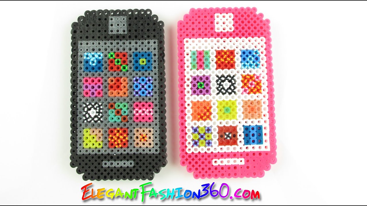 Бусины Perler/Hama своими руками для iPhone 3D — как сделать