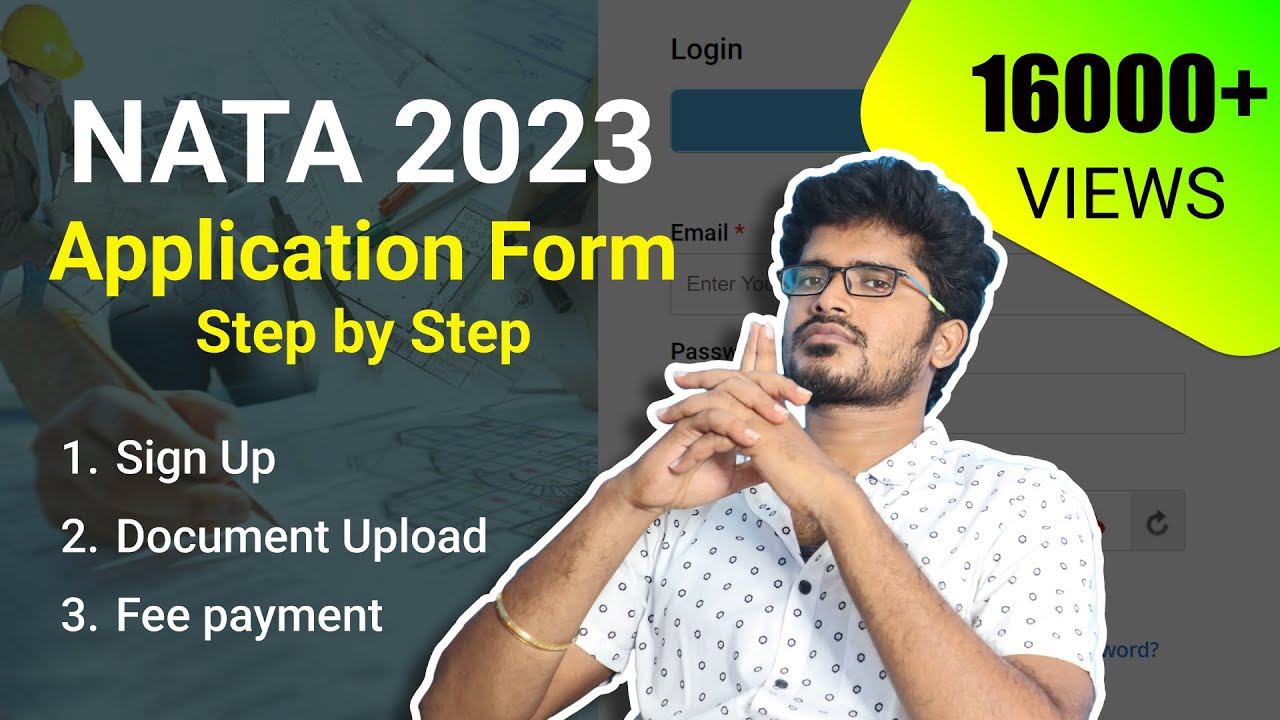 NATA 2024 application form registration Step by step | Documents required | Eligibility
