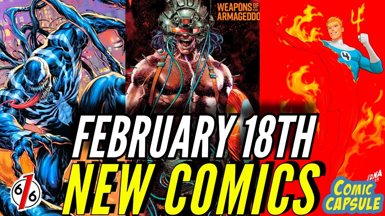 NEW COMIC BOOKS RELEASING FEBRUARY 18th 2026 DC  MARVEL COMICS PREVIEWS COMING OUT THIS WEEK #comic