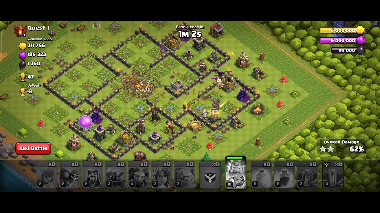 Best TH8 Trophy Pushing Strategy | Legend League Push | Day 15