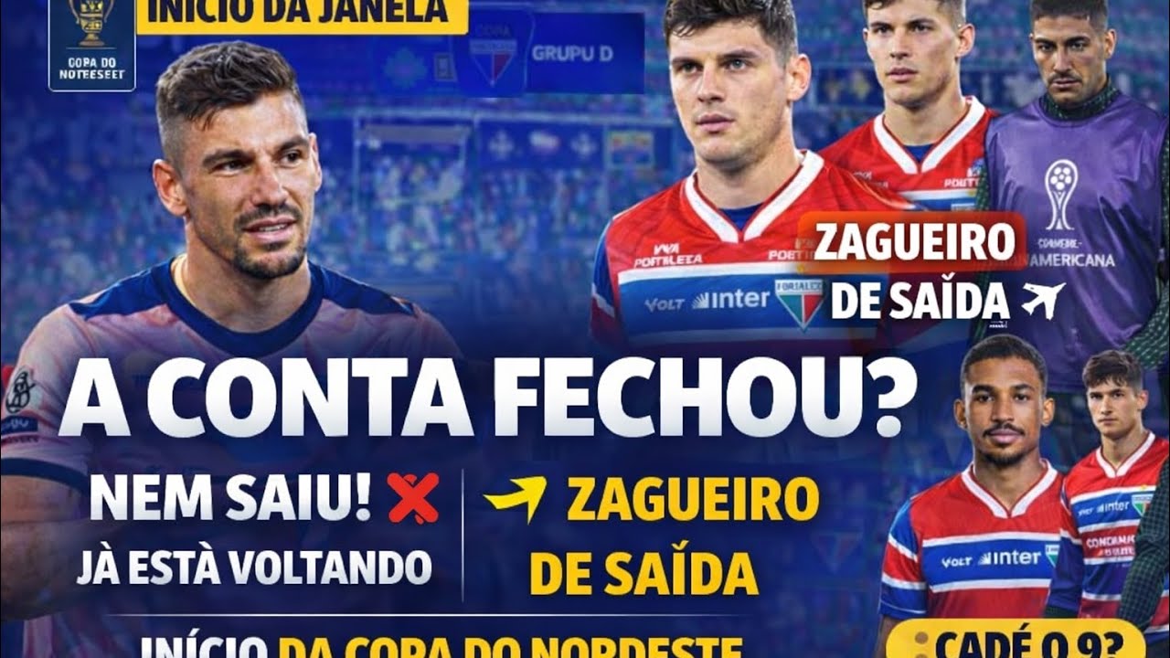 GOLEIRO NEI FOI E JA ESTÁ DE VOLTA/ZAGUEIRO DE SAIDA/ CADE O CAMINHO 9🤬🤬INÍCIO DA COPA DO NORDESTE!