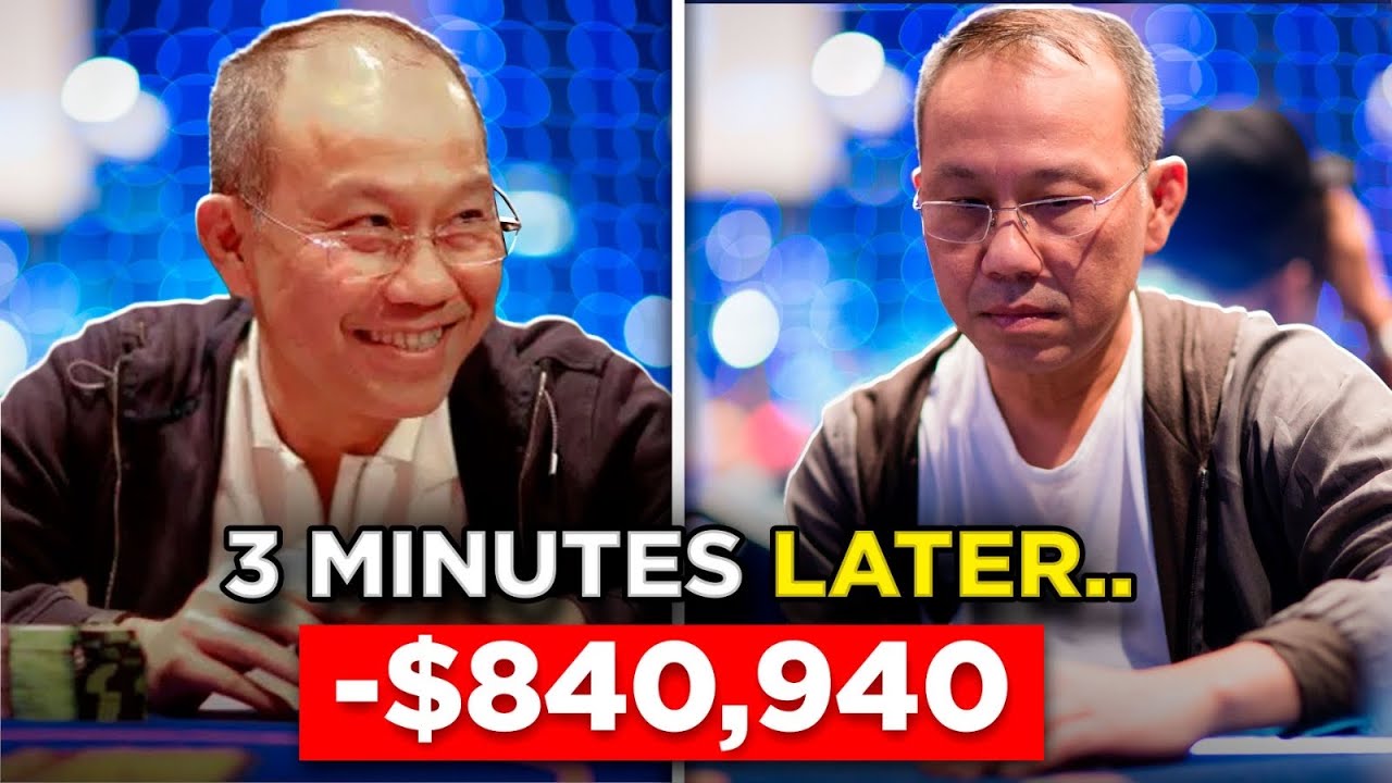 Chinese Billionaire Flops the NUTS and LOSES $840,940!