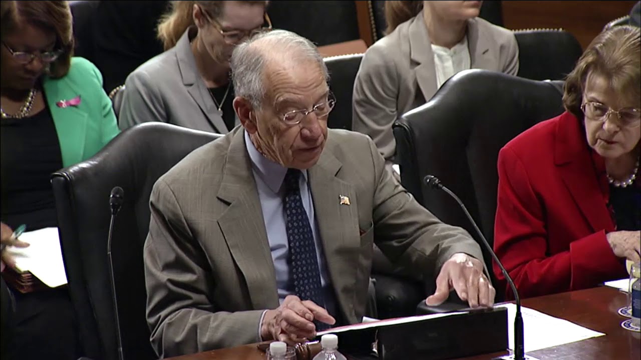 Grassley: Ahead of Votes on Assistant Attorney General for National Security, Judicial Noms