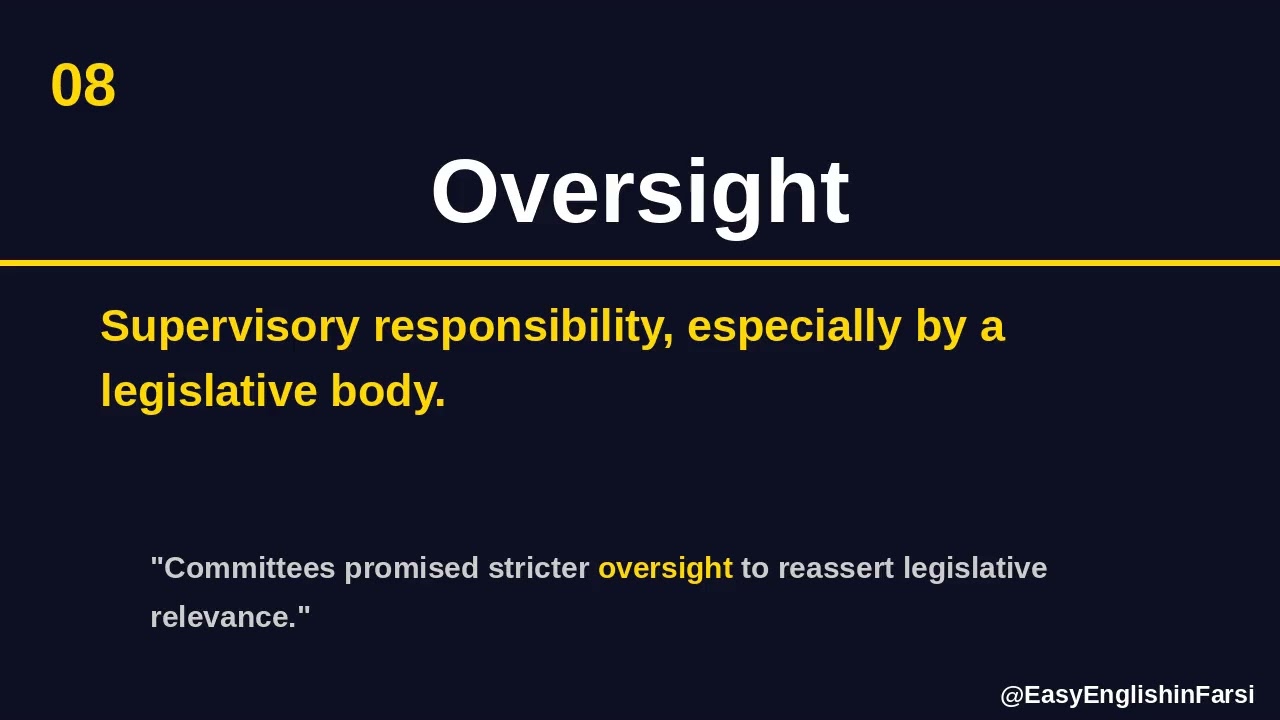Learn English with News: Advanced Political Vocabulary