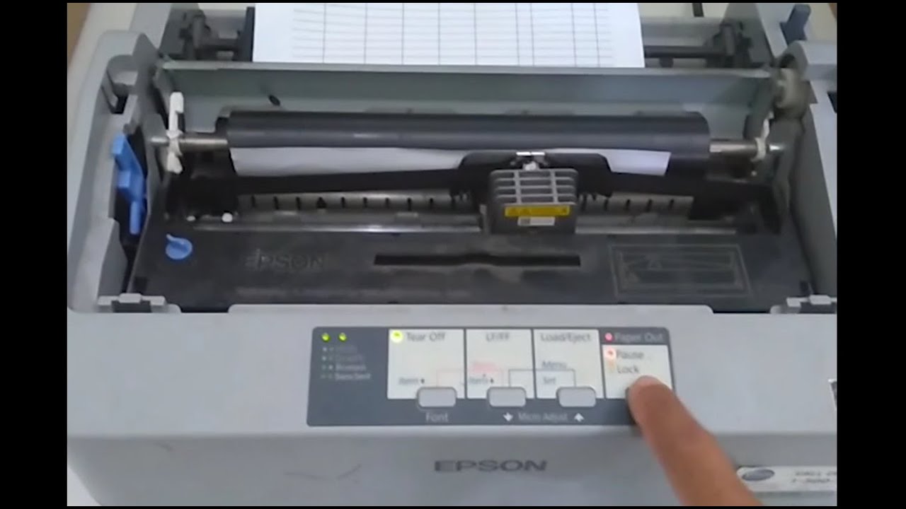Troubleshooting Epson LX 310 - Head tidak bergerak, tidak ada bunyi beep, lampu semua menyala.