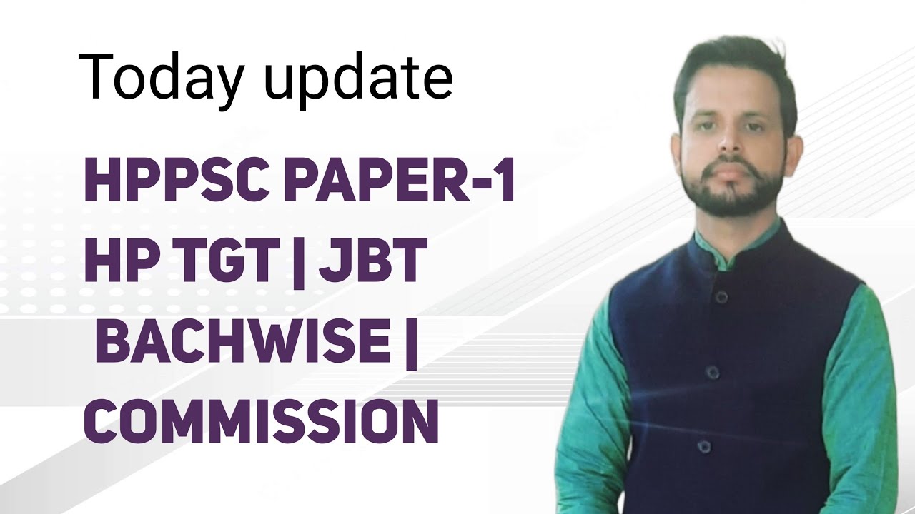 Hppsc Paper-1? Right ya wrong! Batchwise TGT |JBT Recruitment 2024 HP #hppsc