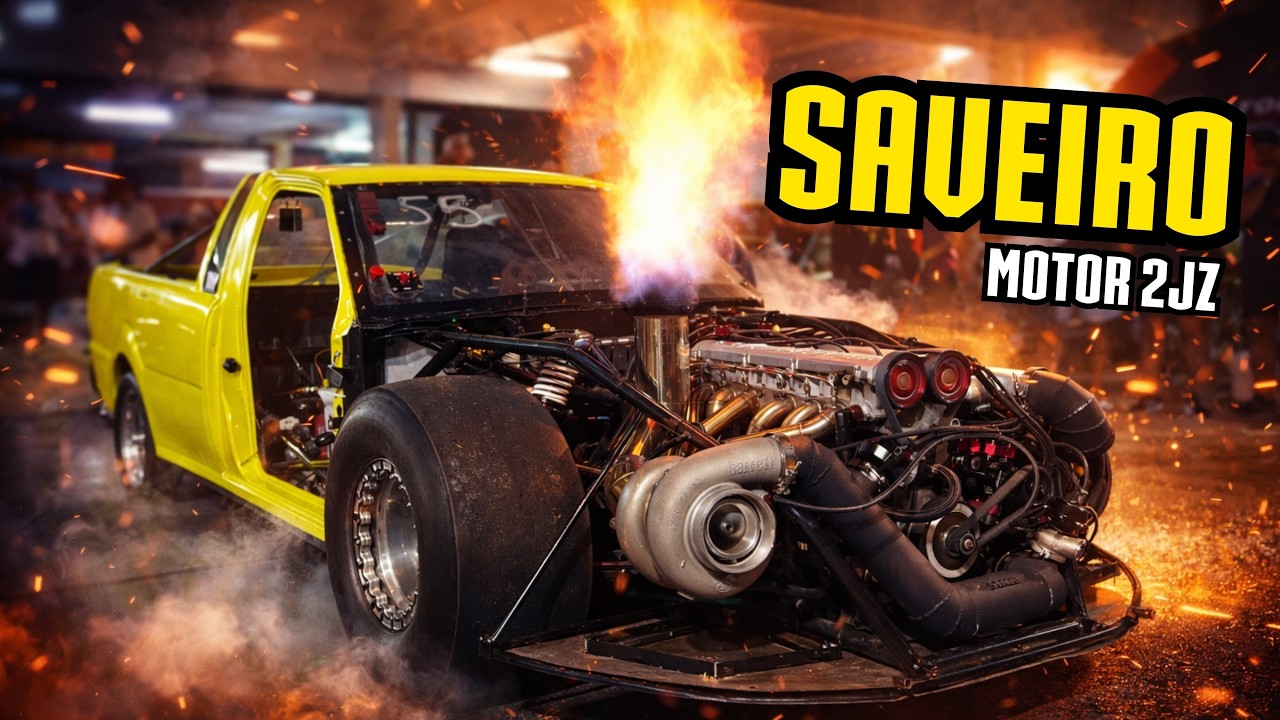 SAVEIRO COM MOTOR DE SUPRA NA AREA 43!