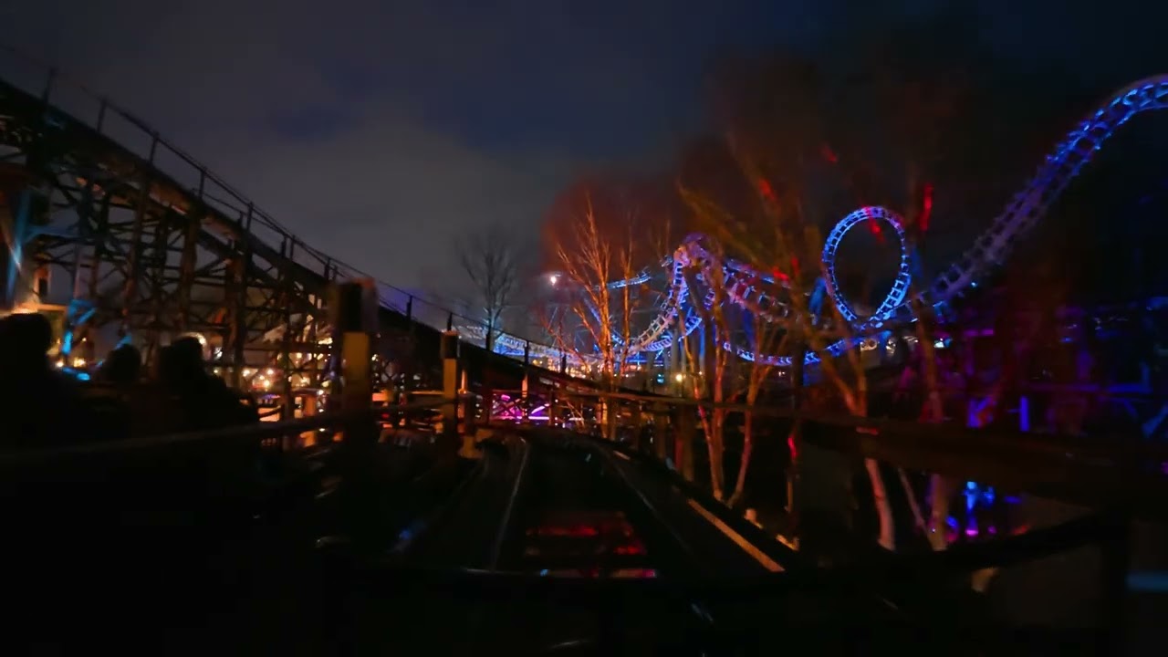 Efteling Joris En De Draak (Vuur/Fire) Front Row Left Side Night Ride POV December 2025