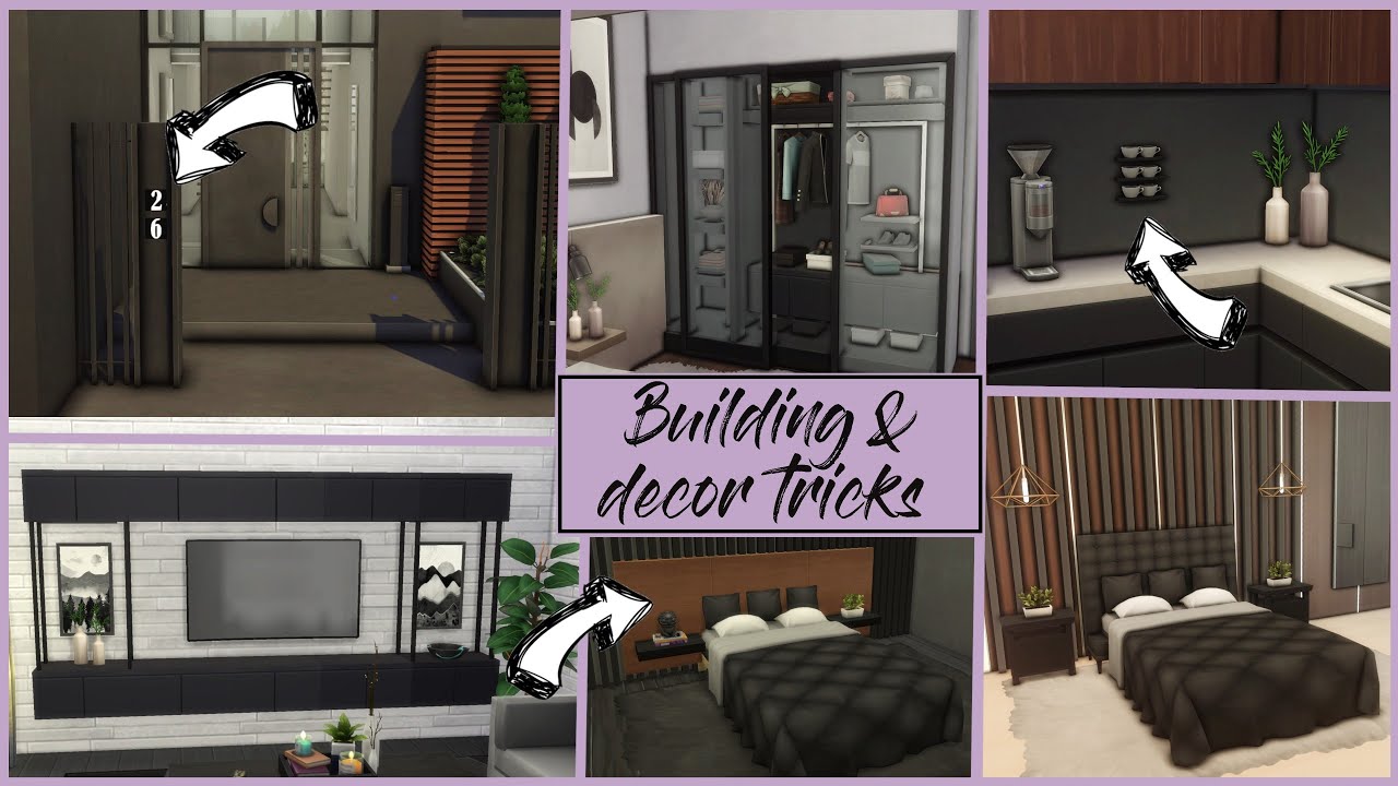 5 Building and Decor Tricks #5 | [No CC & Mods] Sims 4 Tutorial