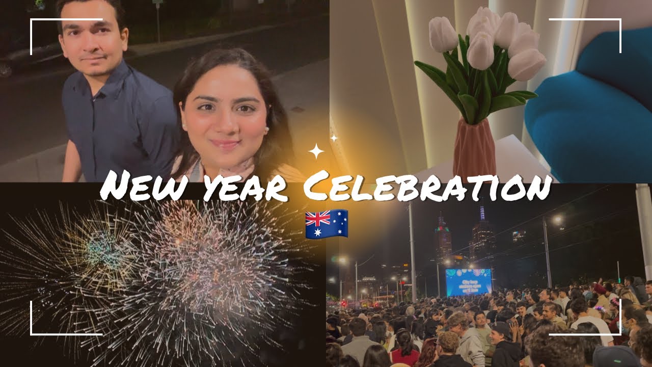 Welcome 2025 | New year Celebration in Melbourne | Late night enjoying #indianinaustralia