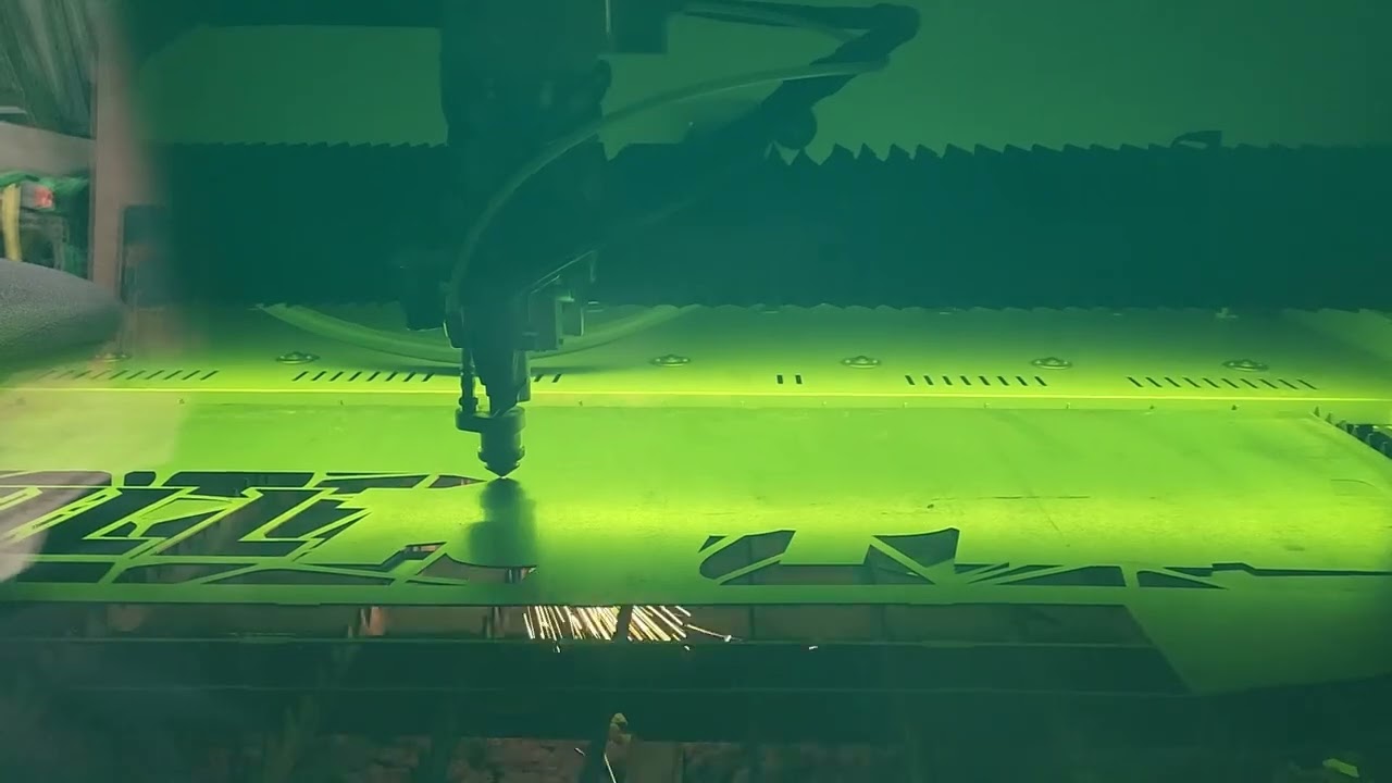 Gweike M3 Ultra 6 in 1Cutting A Sign