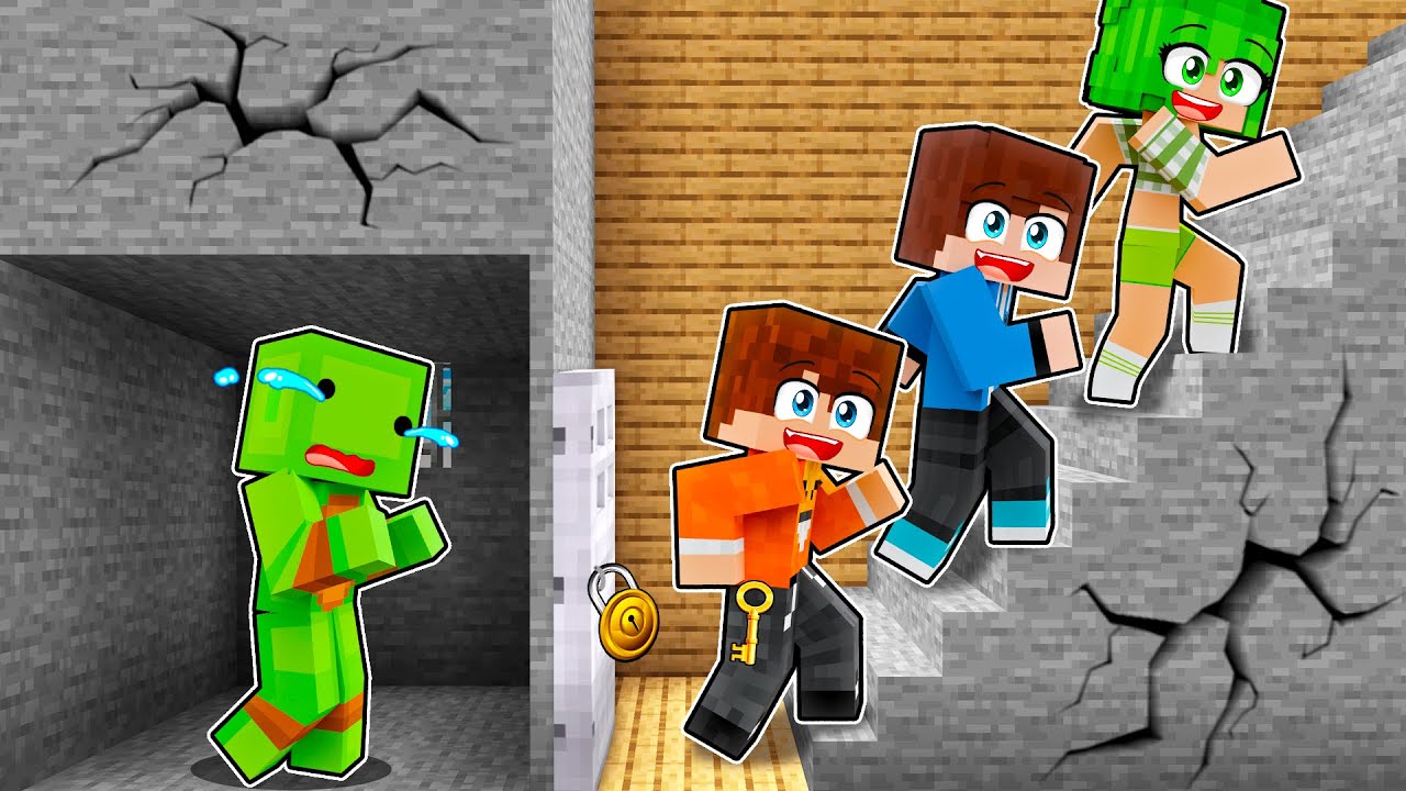 Przyjaciele UWIĘZILI MNIE W PIWNICY w Minecraft!