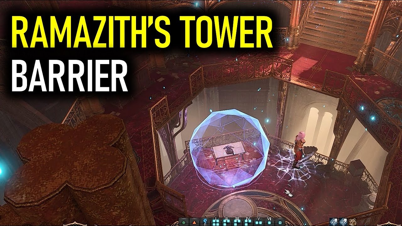 Ramazith's Tower Invisible Barrier Puzzle | Baldur's Gate 3 (BG3)