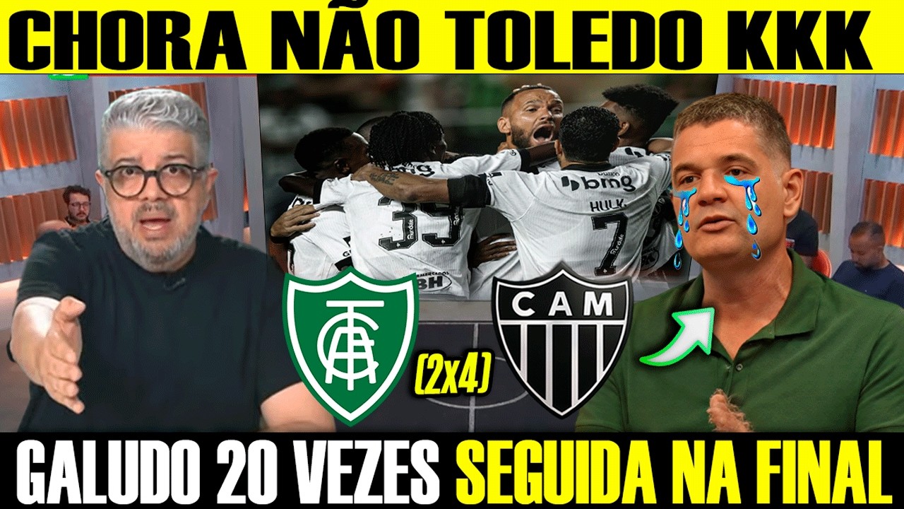 SEGUNDA FEIRA DE BOAS NOTICIAS NO GALO! TOLEDO CHORA A DESCLASSIFICAÇÃO PRO ATLÉTICO MG
