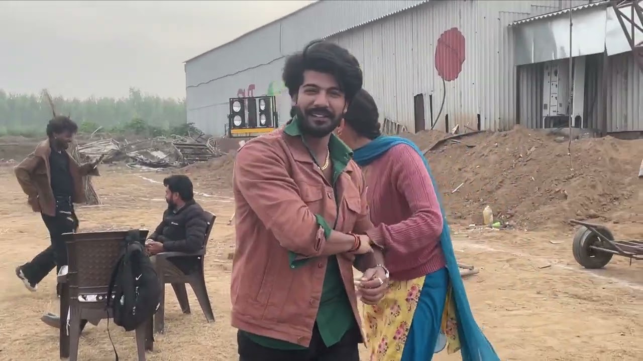 Romantic movement on set  ( Amandeep sidhu & Sheizaan Khan ) enjoy on set  #mohankarflimsvlogs 
