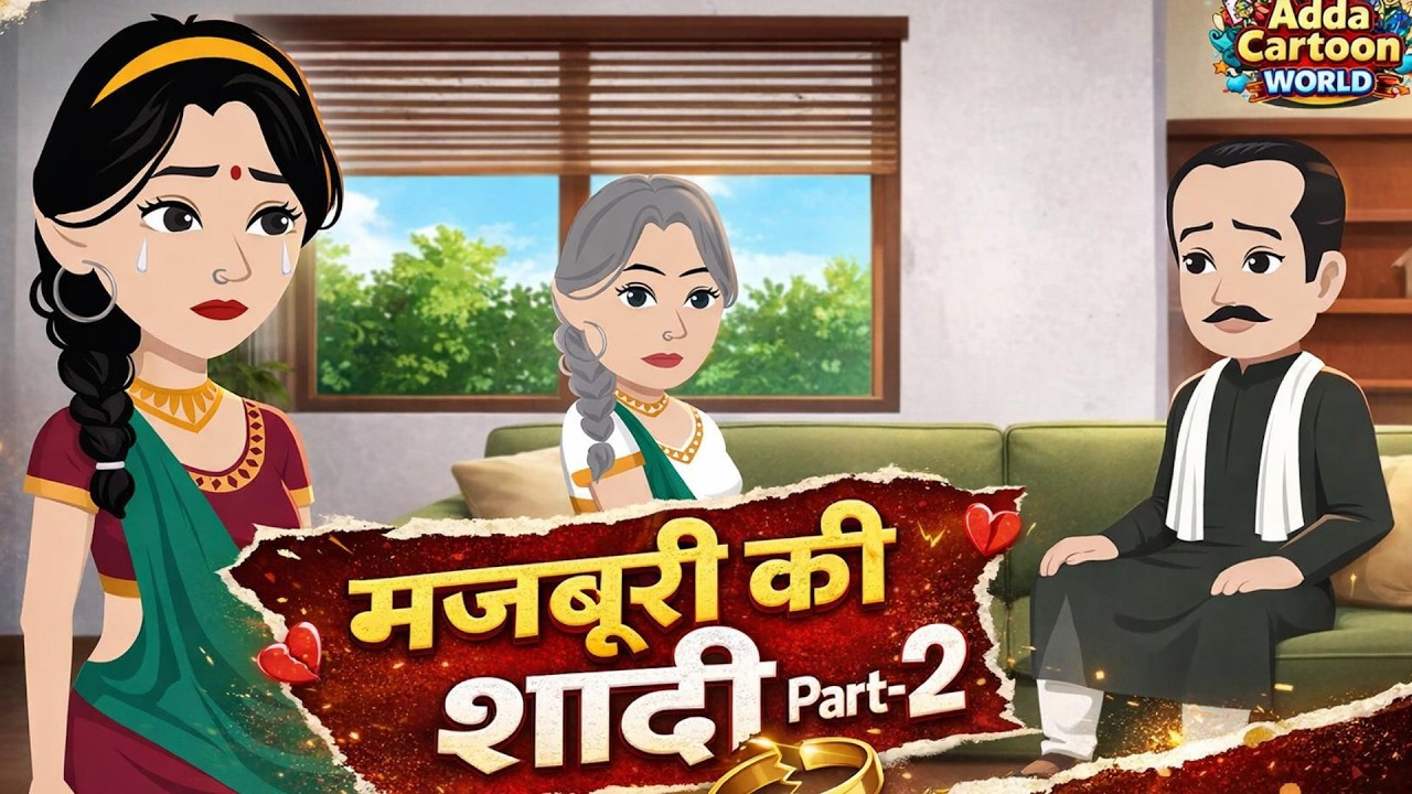 मजबूरी की शादी | Part-2 | Hindi Kahani | Moral Kahani | Animation Kahani | Cartoon Kahani | Kahani |