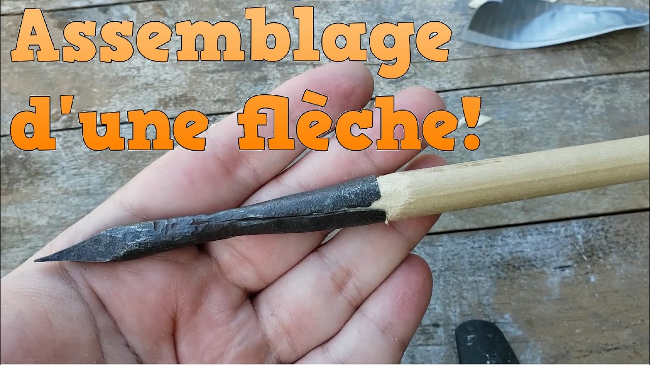 Fabrication et assemblage d'une flèche médiévale de style 