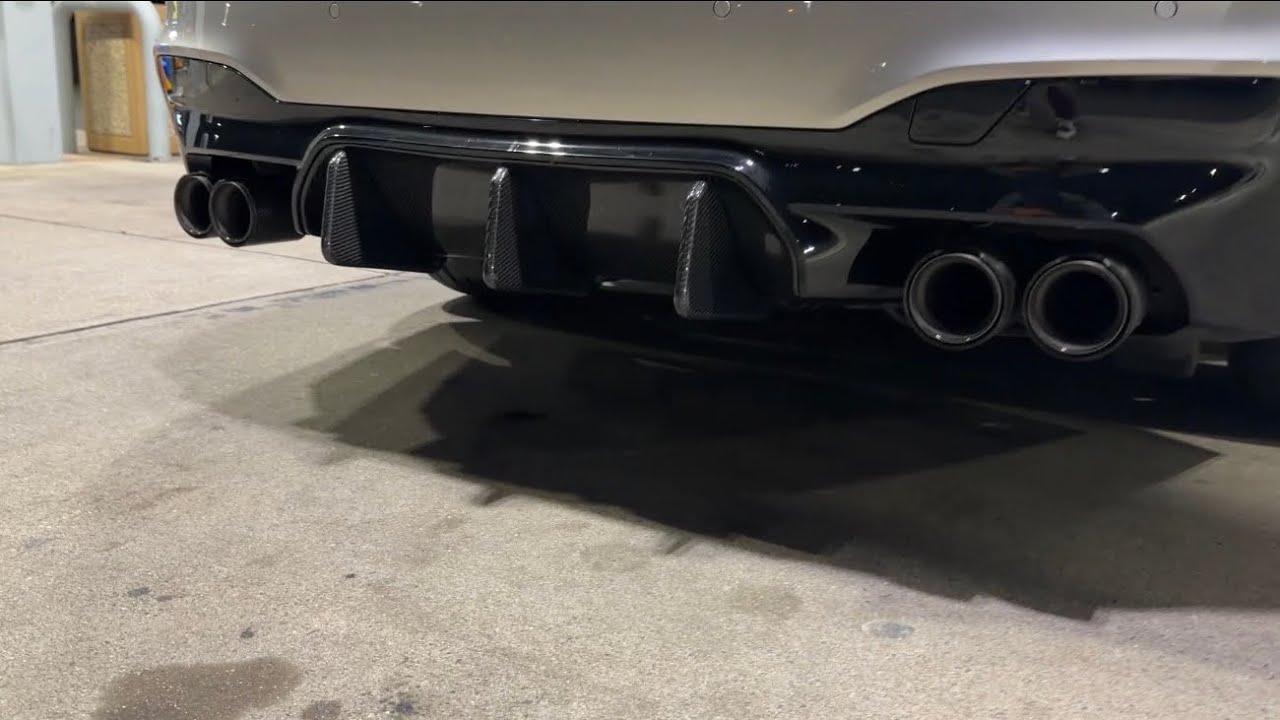 Установка заднего диффузора на F90 M5