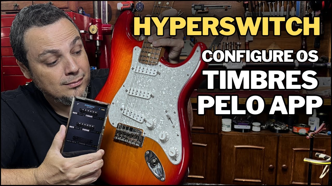 HyperSwitch Seymour Duncan - Chave Seletora Bluetooth por Aplicativo