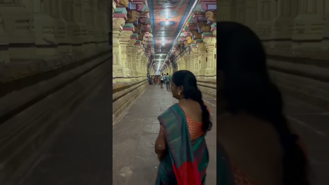 Excellent design and architecture inside Rameswaram temple