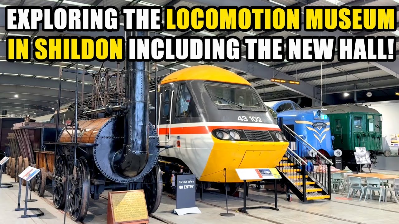 Locomotion surrounded by Legends! | A visit to the Shildon museum including a look in the New Hall!