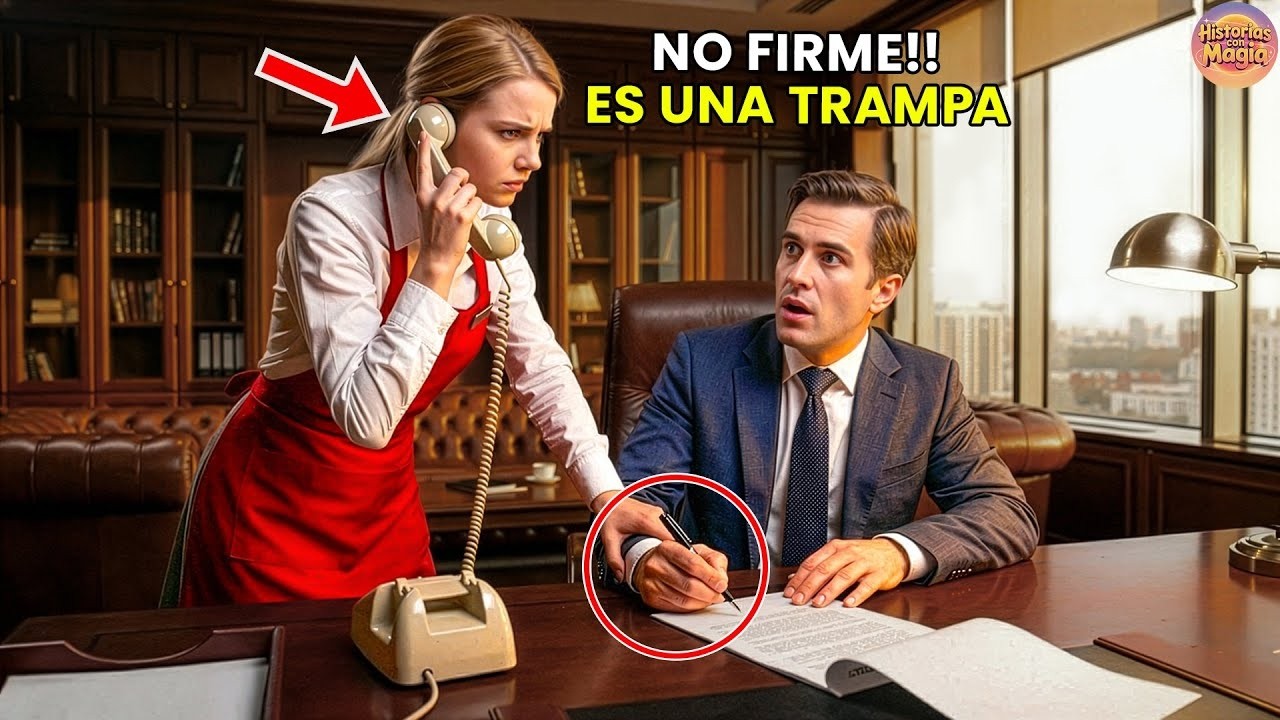 La Mesera Oyó Por Accidente Una Llamada Y Salvó Al Millonario De Un Contrato Falso; 3 Días Después