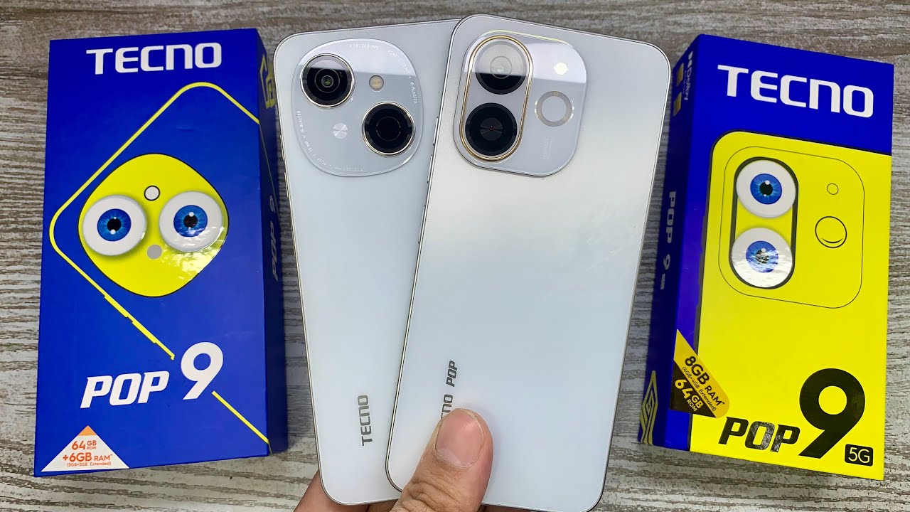 Tecno Pop 9 vs Tecno Pop 9 5g - Best konsa ? | Rs 6500 🔥| 8gb ram / 128gb storage | Sony Camera 📸