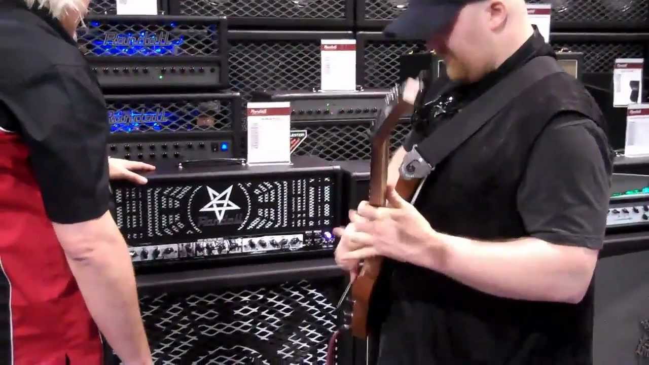 Dave Reffett Trying out the Randall 