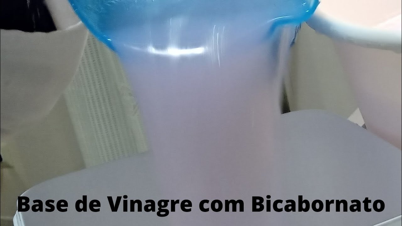 Base de Vinagre com Bicabornato com oleo de Frituras
