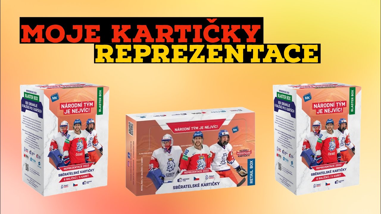 5# Moje kartičky repre 2x blaster +1x retail box