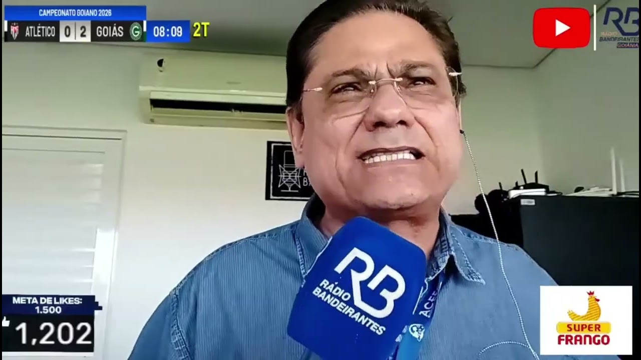Luiz Gama narra os GOLS de Atl&eacute;tico-GO 0 x 2 Goi&aacute;s | Final do Campeonato Goiano 2026 (Jogo 1)