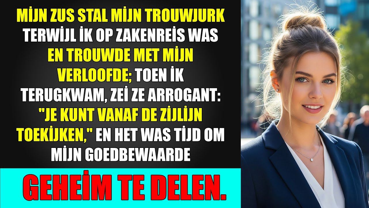 Mijn zus stal mijn bruiloft en verloofde toen ik weg was. Maar mijn geheim veranderde alles.
