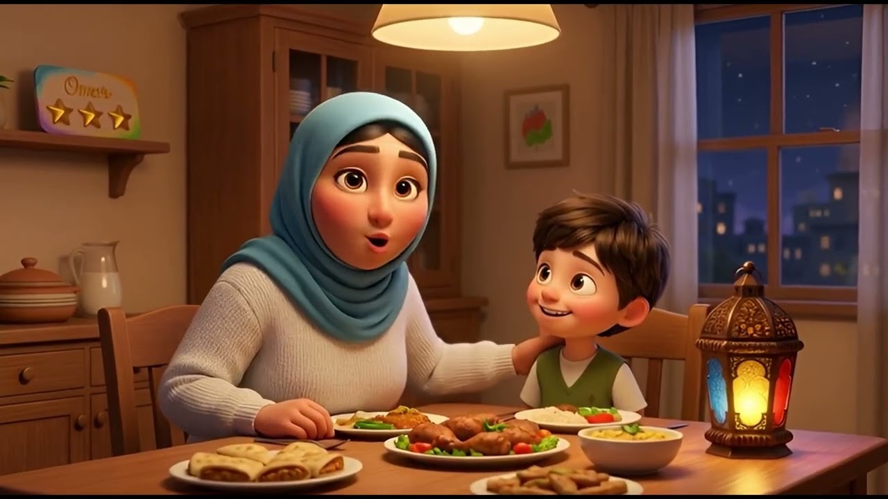 رحلة بطل الصيام 🌙 | قصة رمضانية للأطفال عن الصبر وفوائد الصيام