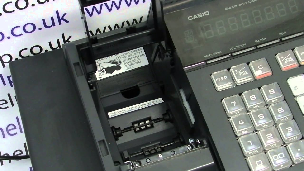 How To Fit New Platen Arm To Casio SE-S10 Cash Register