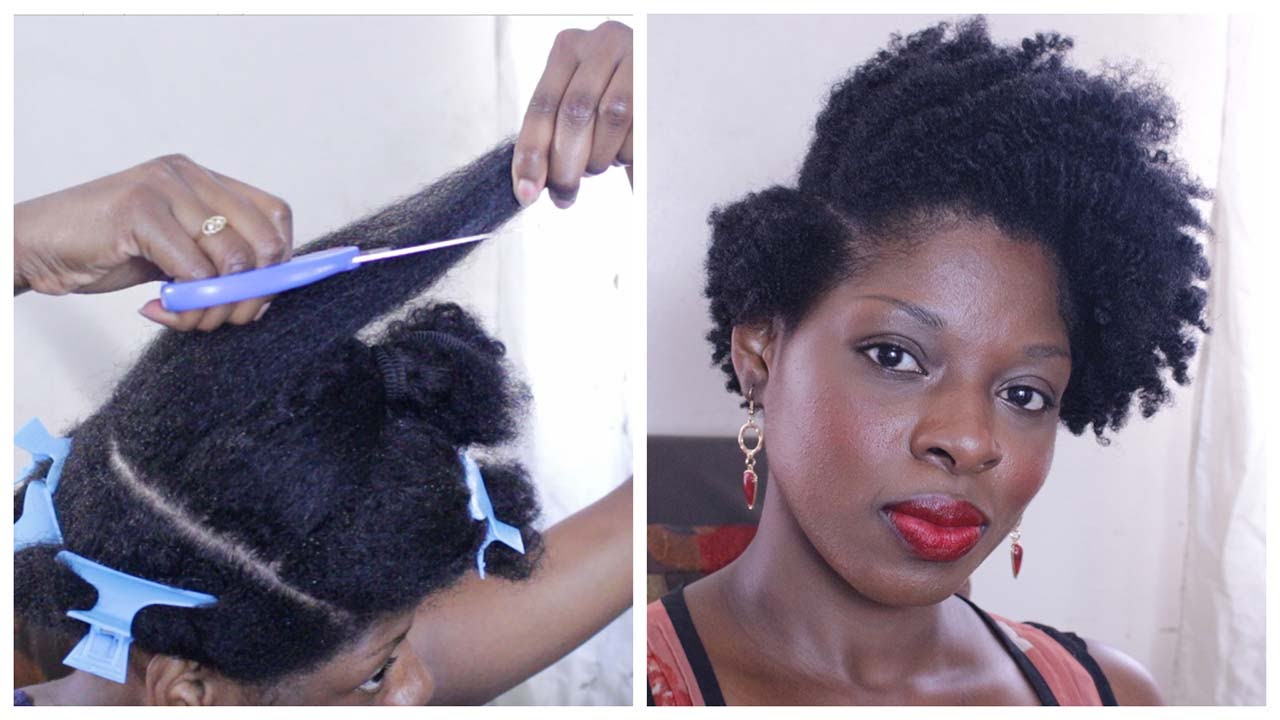 {53} DIY Tapered Cut w/Braid-out